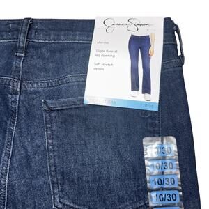 Jessica Simpson Jeans Womens 10/30 Dark Wash Boot Cut Mid-Rise Stretch JJSB15397